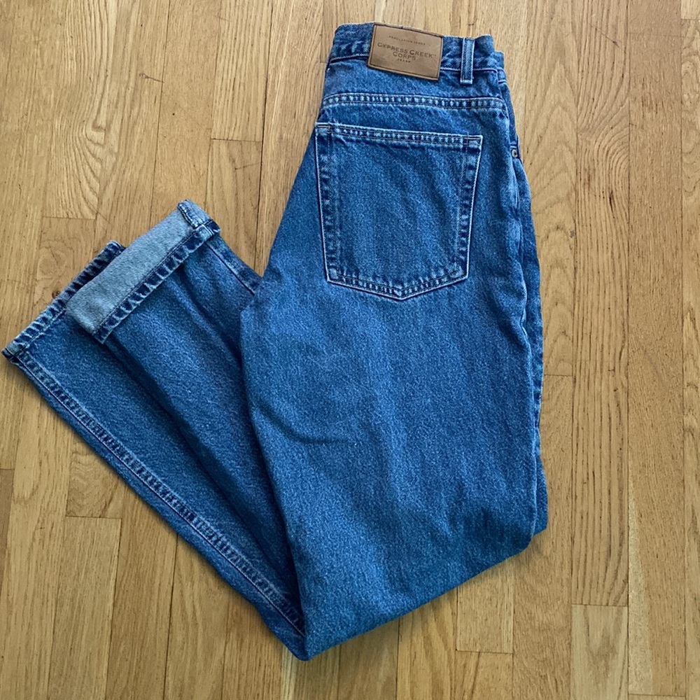 High Waisted Straight Leg Jeans